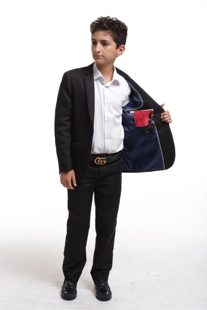 Elie Balleh Boys Slim Fit Sports Coat
