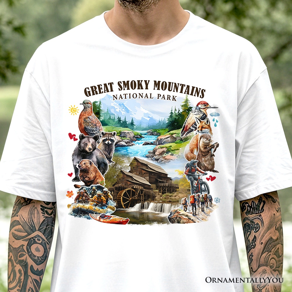 OrnamentallyYou Unisex Great Smoky Mountains National Park T-Shirt