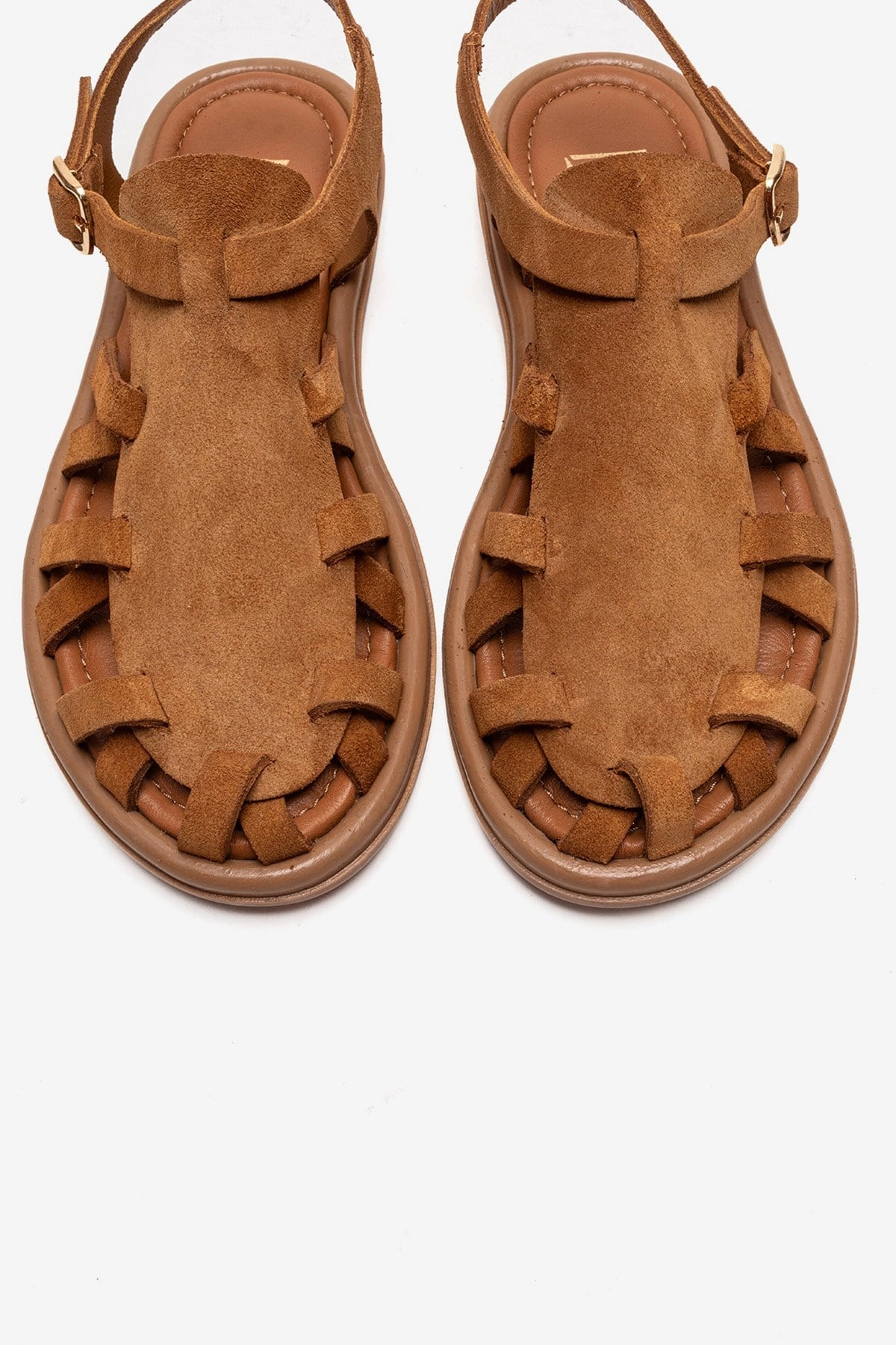 Forever & Always Womens Alone Leather Gladiator Sandals