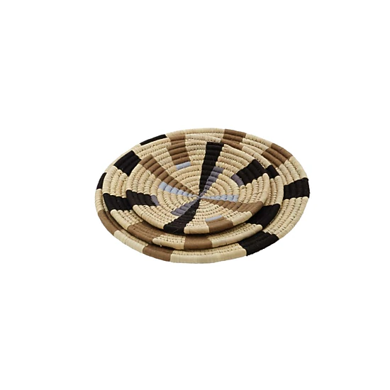 Wicker Village Sabai Grass Wall Basket Decor | Boho Hanging Wall Art ...