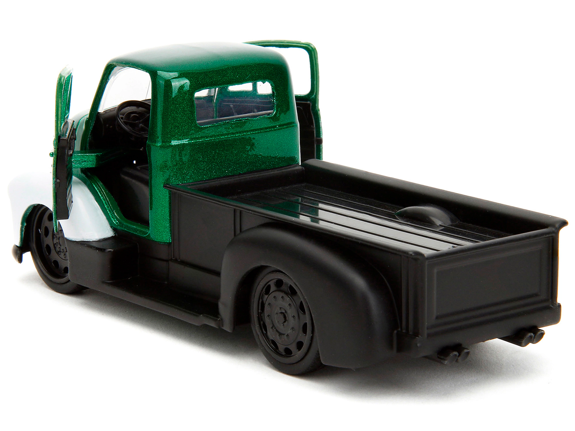Jada 1952 Chevrolet COE Pickup Truck Green Metallic and Black and Green Lantern Diecast Figure "DC Comics"