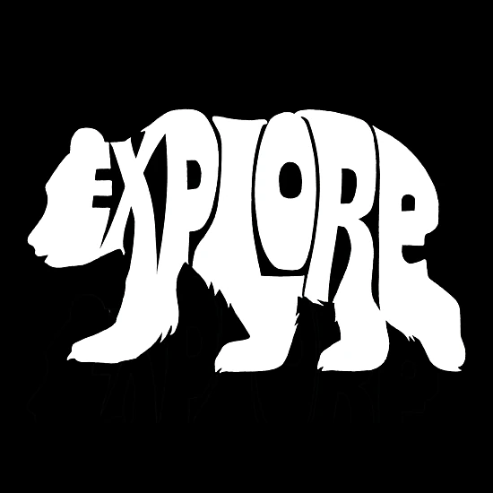 LA Pop Art Explore - Women's Word Art Hooded Sweatshirt