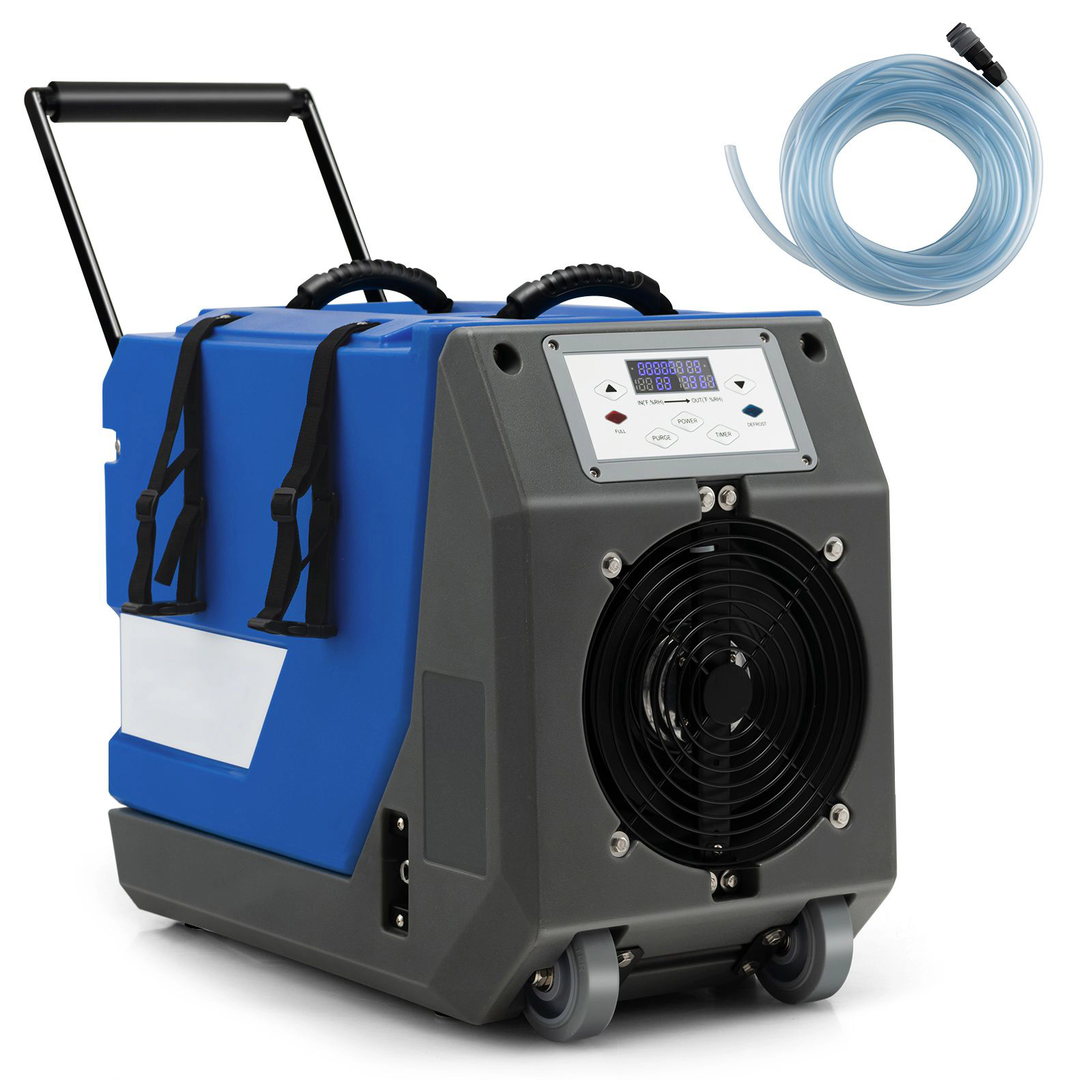 SlickBlue 180 Pint Large Space Dehumidifier with LED Display, Wheels and Carry Handles