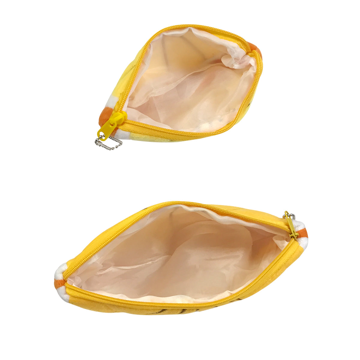 Wrapables Plush Fruit Pencil Pouch (Set of 2), Orange Coin Purse Pouches