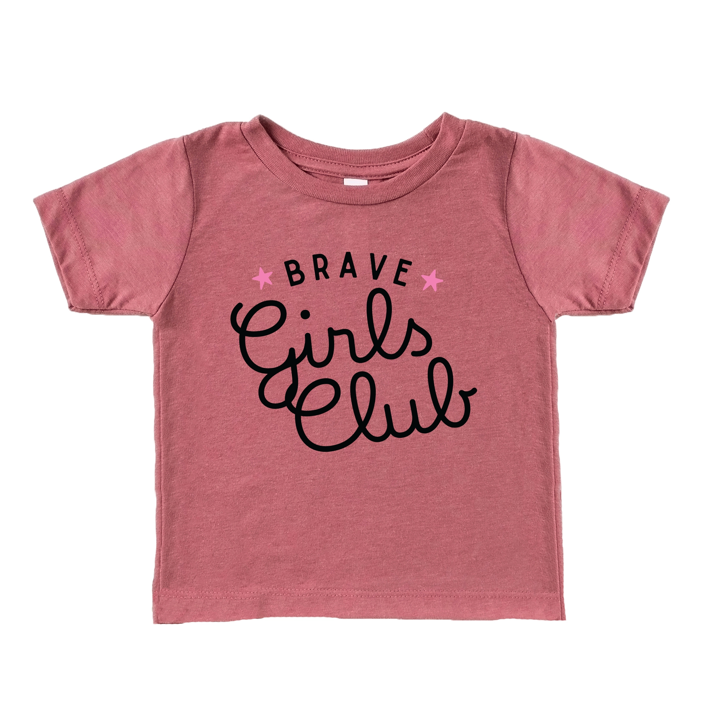 The Juniper Shop - Brave Girls Club Cursive Toddler Short Sleeve Graphic T-Shirt