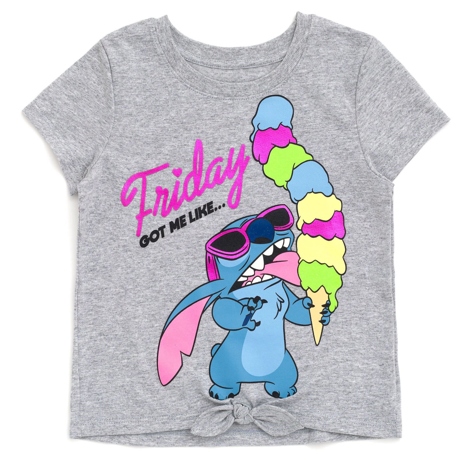 Disney Lilo & Stitch Girls' 3-Pack Tees
