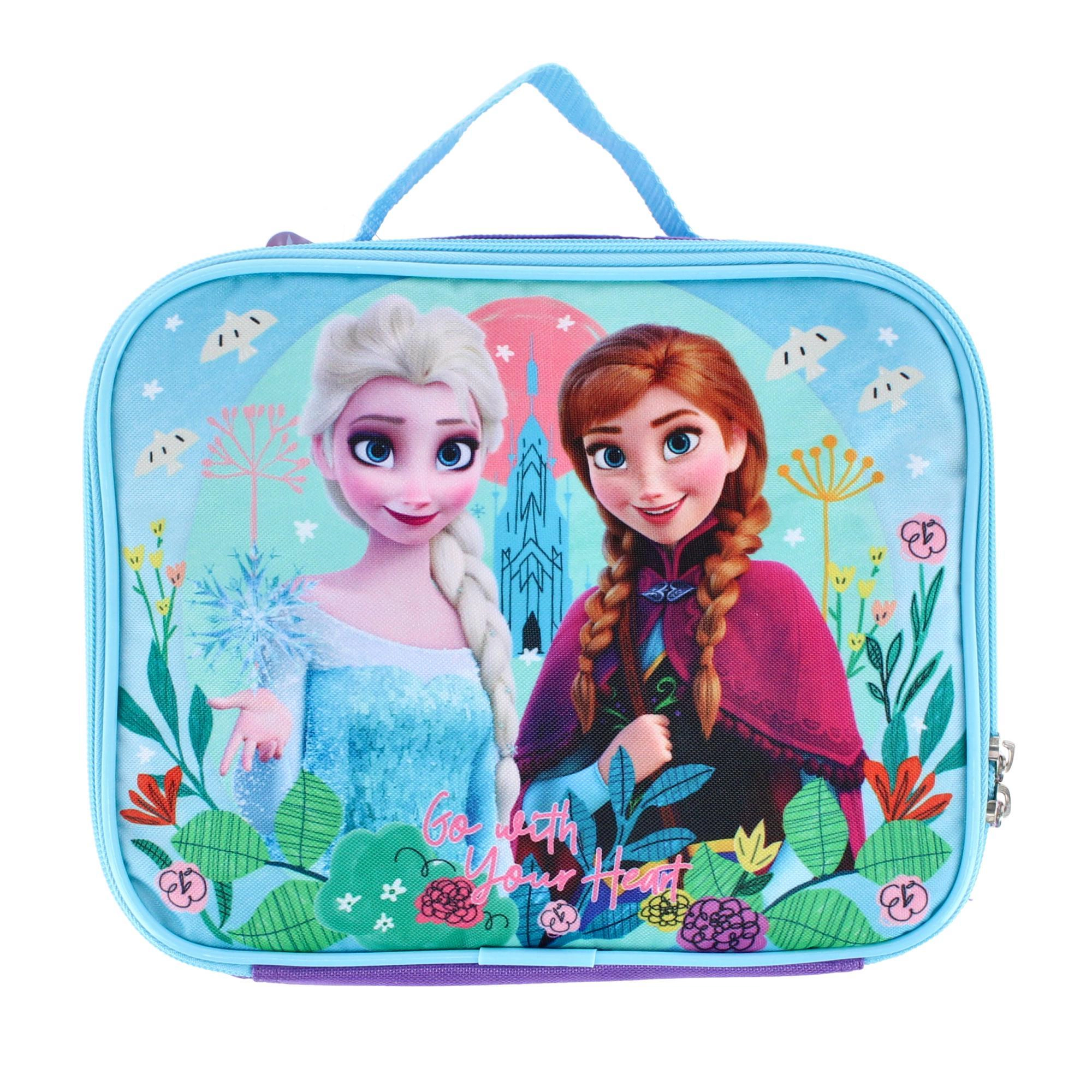 CTM Girl's Frozen Anna & Elsa Lunchbox
