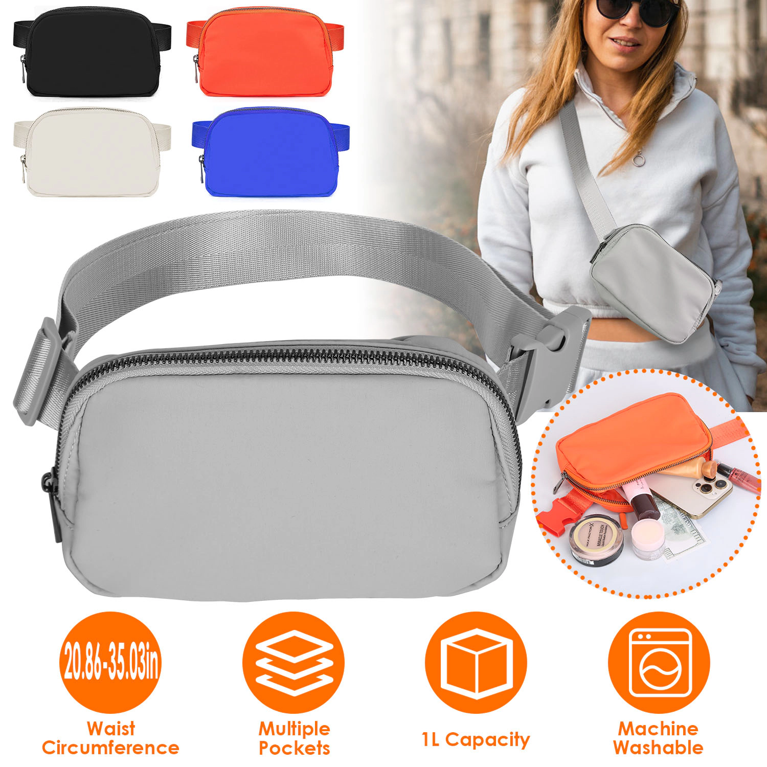 GBruno Nylon Sport Waist Pack