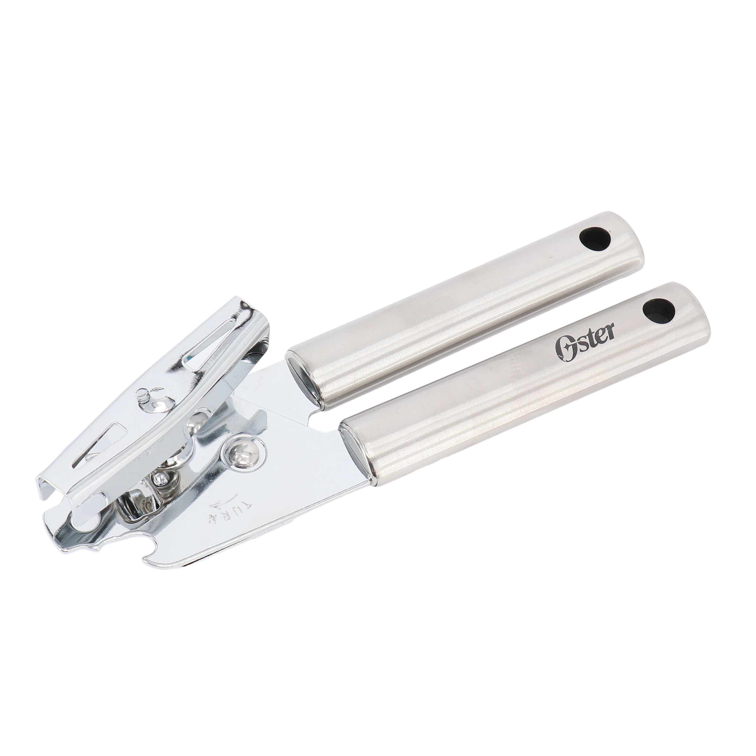 Oster Baldwyn 7.5 Inch Stainless Steel Can Opener in Silver