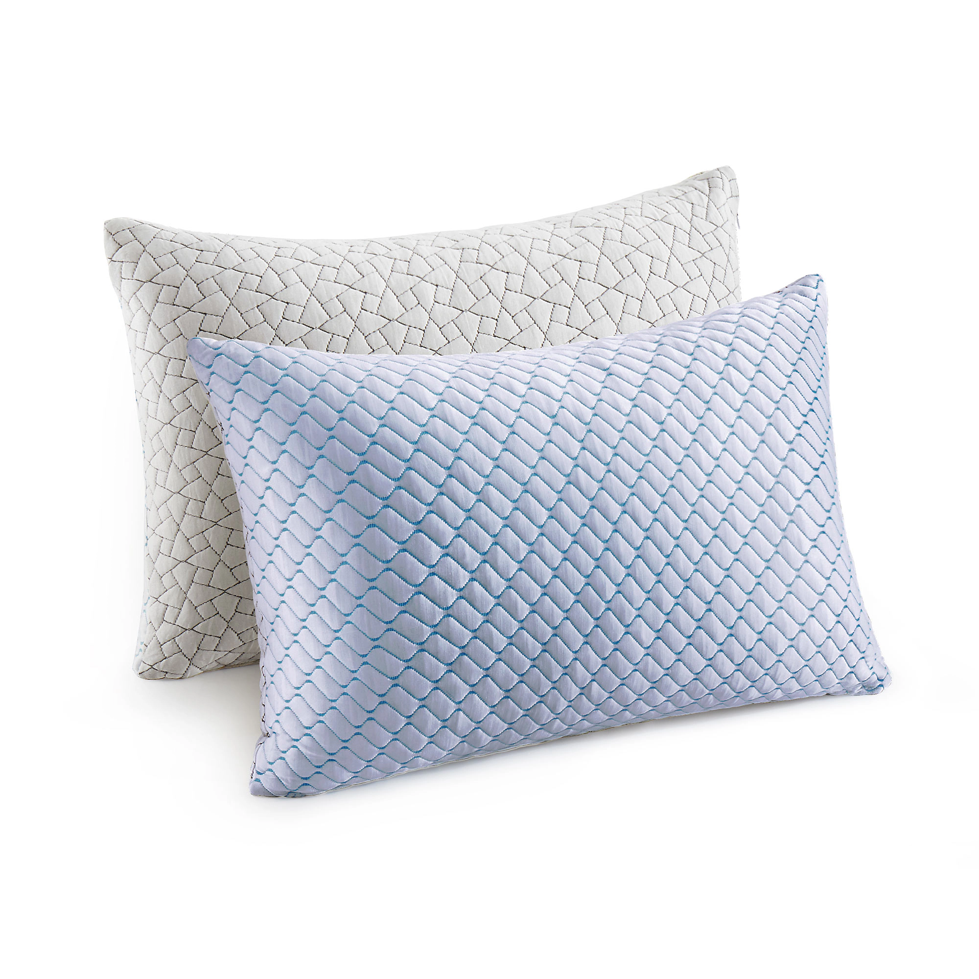 Unikome Adjustable Cooling Pillow with Ice Silk Cover, Shredded Memory Foam Sleep Pillow