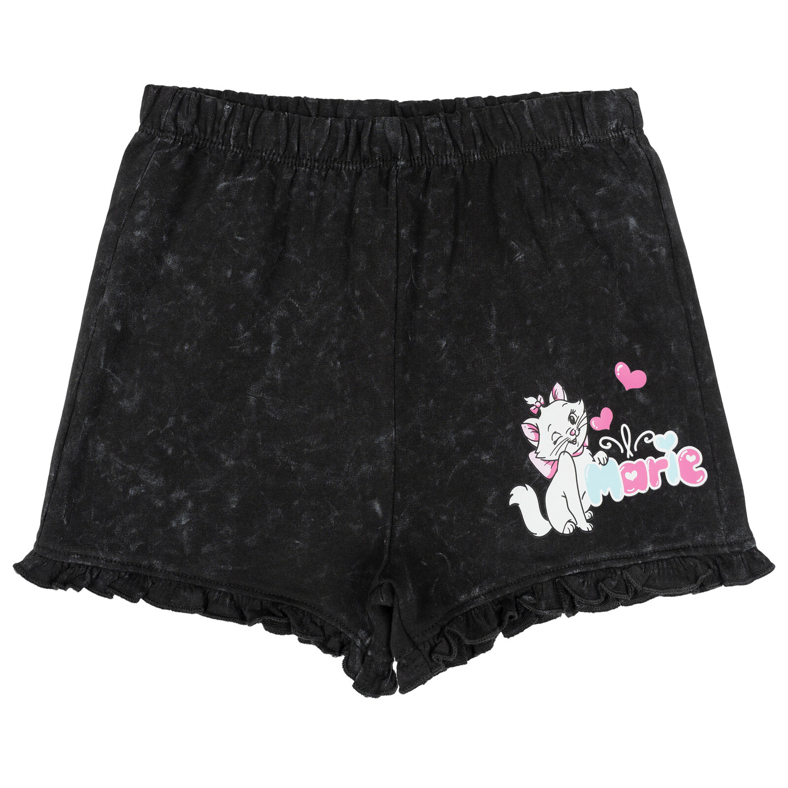 Disney Girls' French Terry T-Shirt and Shorts Set