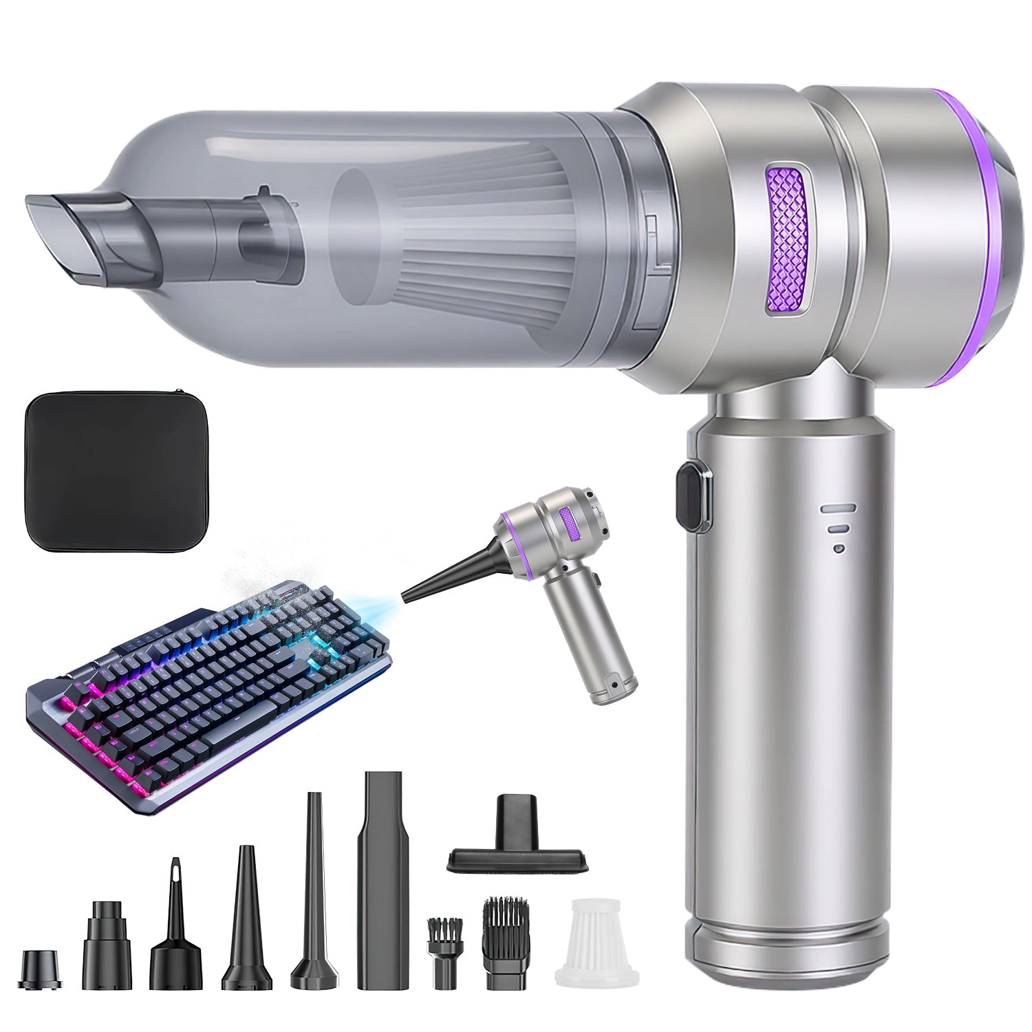 GBruno 4-in-1 Cordless Handheld Vacuum Cleaner
