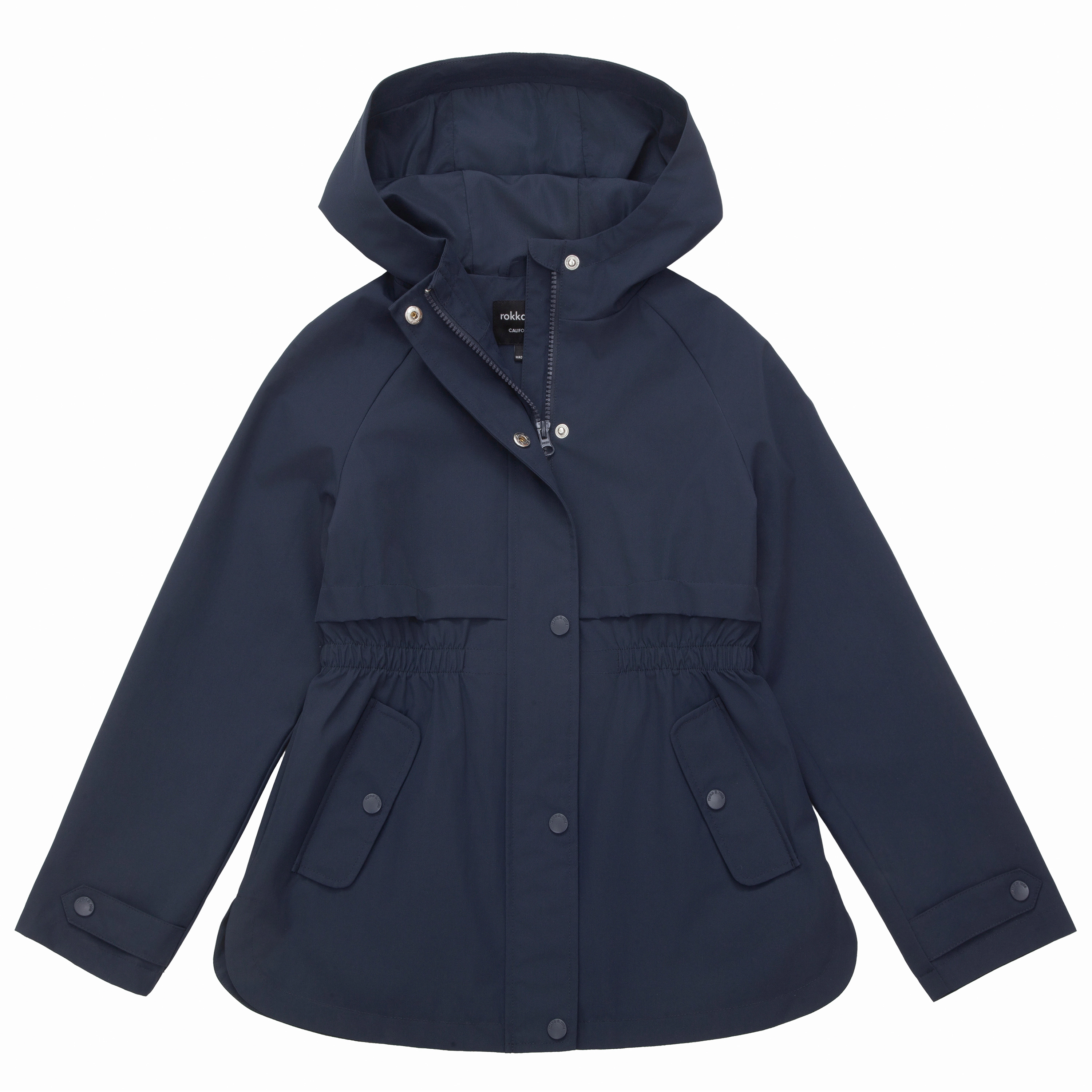 Rokka&Rolla Little & Big Kid Girls Hooded Cinched-Waist Jacket