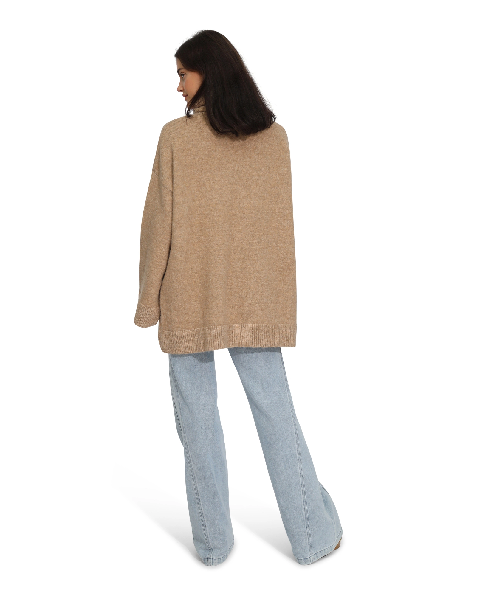 Belle & Bloom Womens Cuddle Me Oversized Tunic Sweater