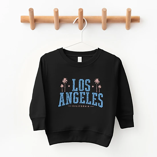 The Juniper Shop - Toddler Graphic Sweatshirt - Los Angeles California