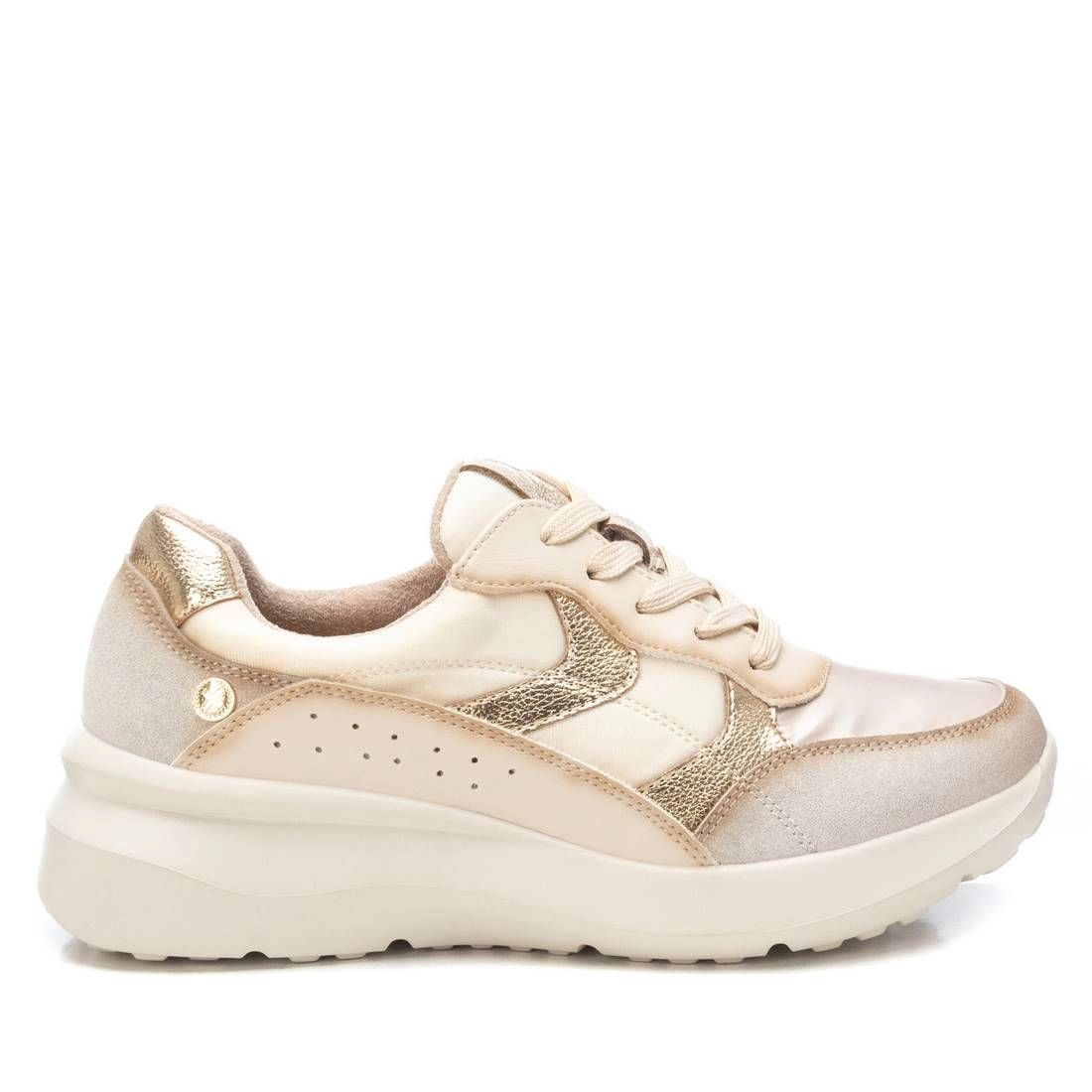 XTI Women's Sneakers Casual Lace-Up, Lightweight Rubber Sole