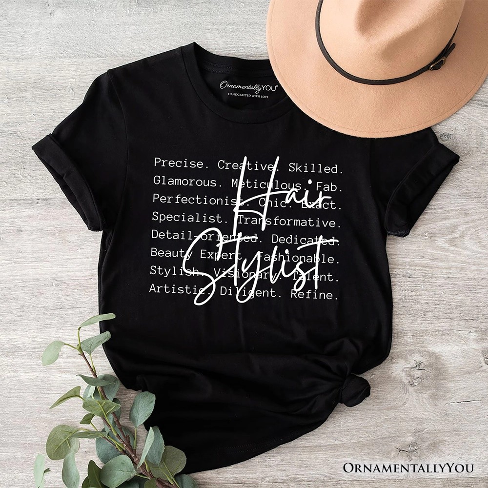 OrnamentallyYou Womens Hair Stylist Definition Beauty Salon Appreciation T-Shirt