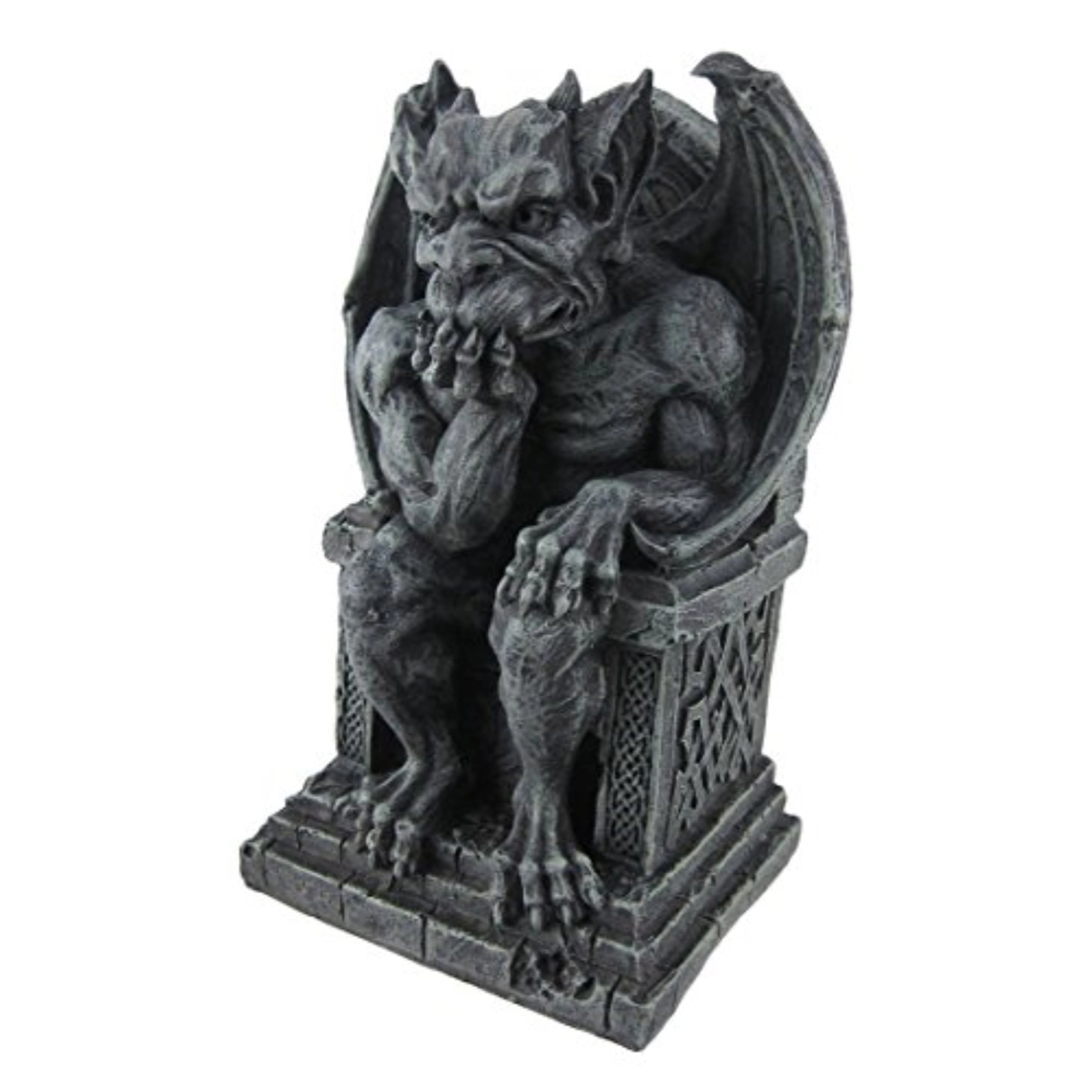 Pacific Giftware The Thinker Medieval Gargoyle Statue Resin Gothic Figurine 7.5 inch