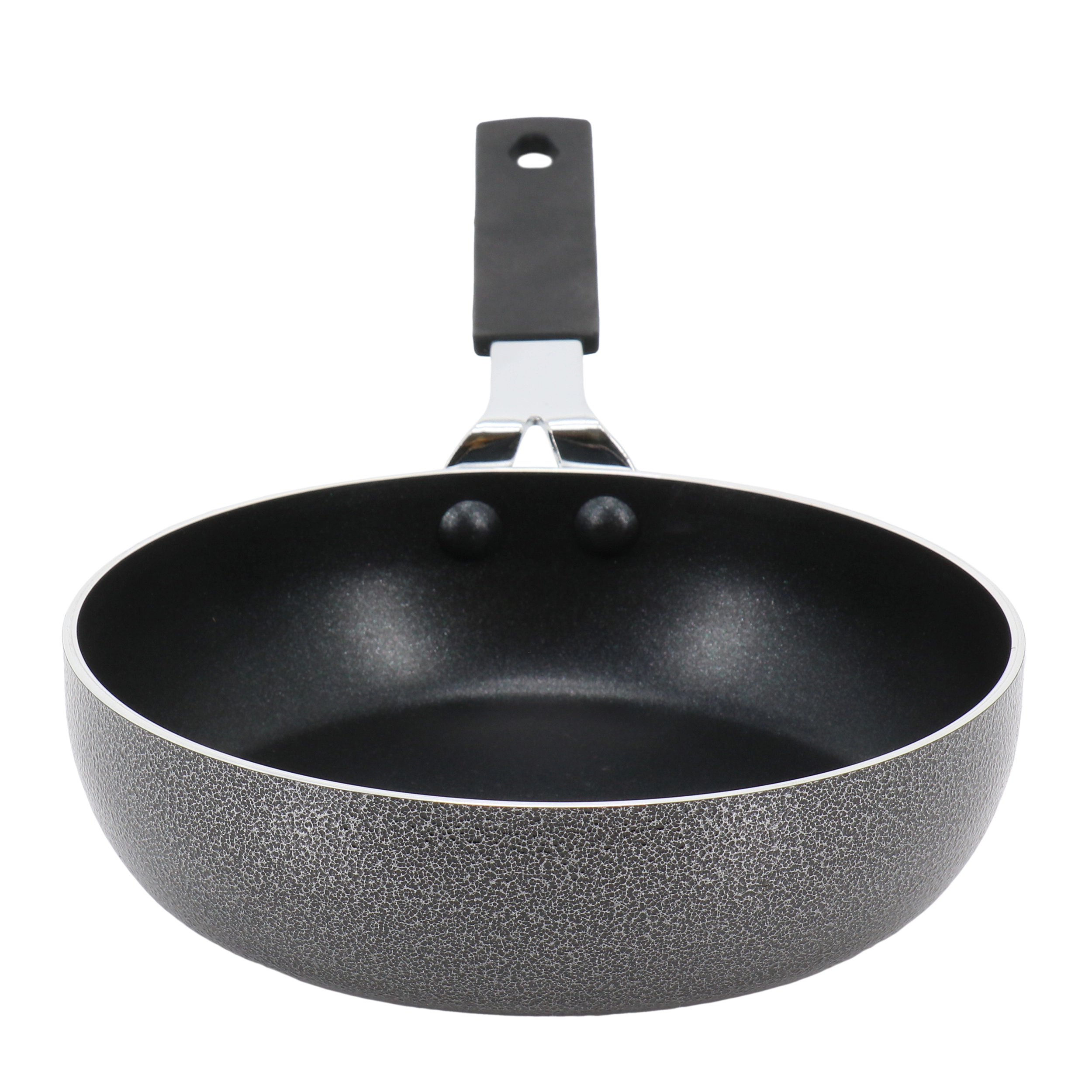Oster Cambourne 6.5 Inch Aluminum Mini Frying Pan with Bakelite Handle in Black