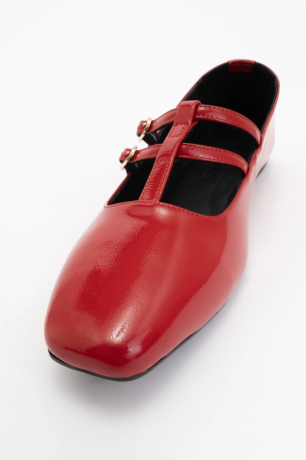 Forever & Always Womens Starling Leather Mary Jane Flats
