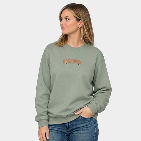 Simply Sage Market - Women's Graphic Sweatshirt - Embroidered Momster