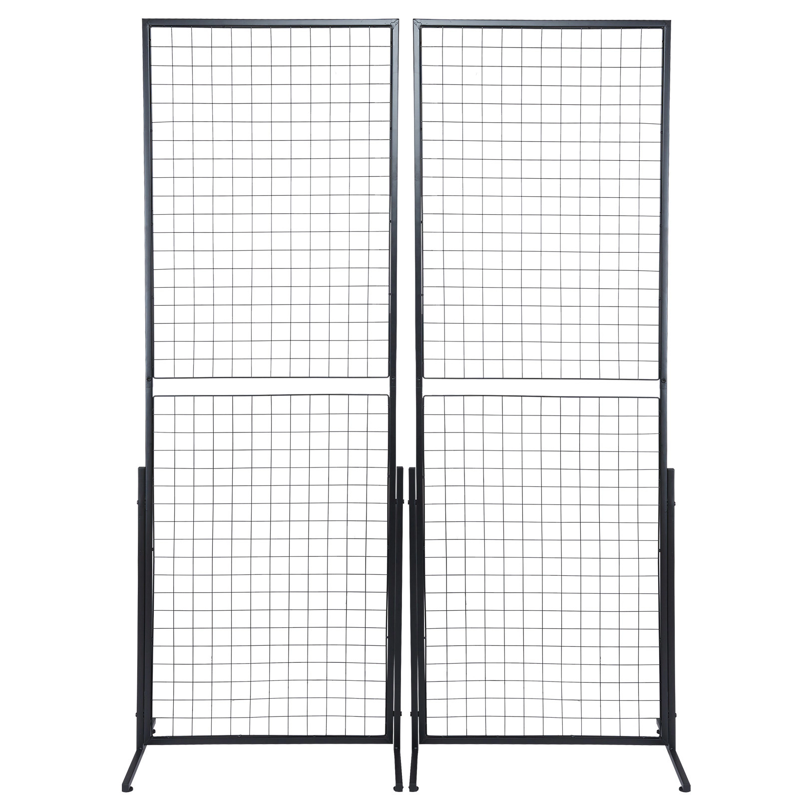 HONGGE Grid Wall Wire Grid Panels Display Art Display with and Hooks Gridwall for Craft