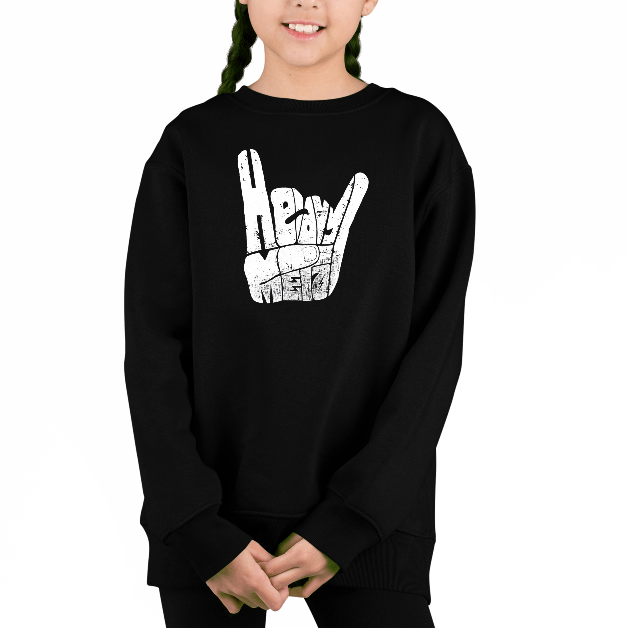 LA Pop Art Girl's Word Sweatshirt