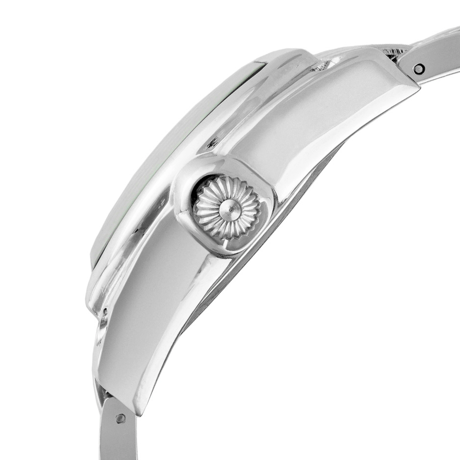 Peugeot Women's Silver Status Bracelet Watch 36x33mm Barrel Shape Roman Dial