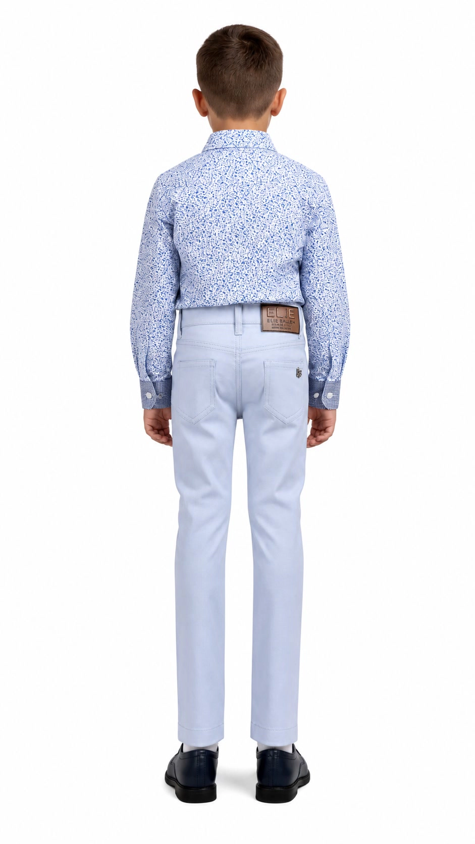 Elie Balleh Boys Slim Fit 5 Pocket Twill Pants