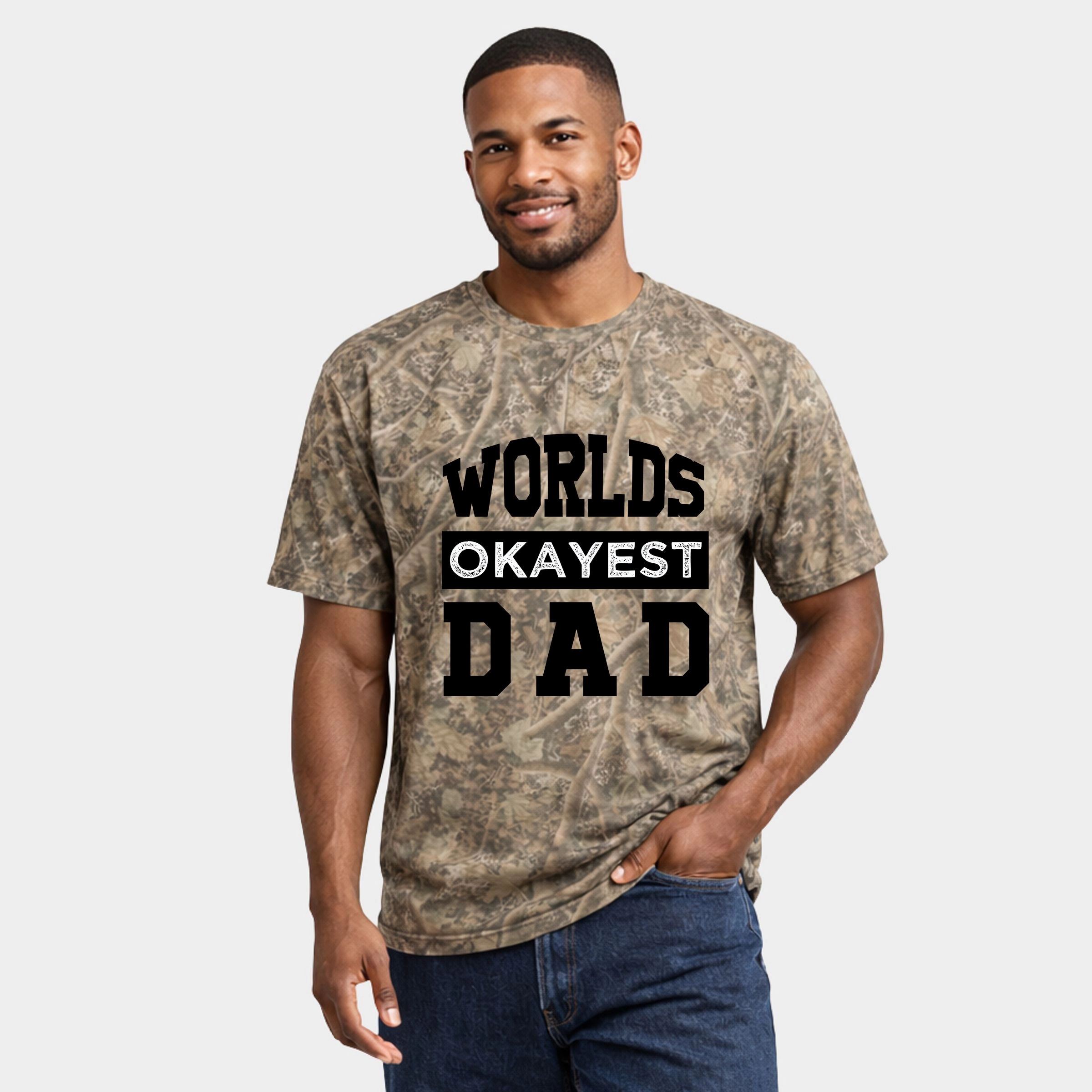 Simply Sage Market - World's Okayest Dad Men's Heavyweight Crew
