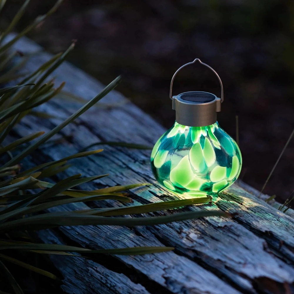 Allsop Home & Garden Tea Solar Lanterns 5 Handblown Glass