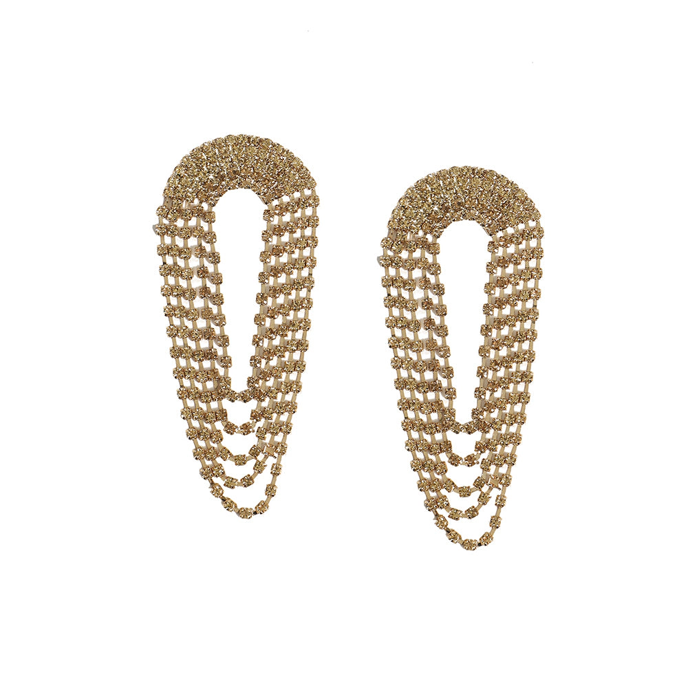 SOHI Women's Crystal Accent Dangler Drop Earrings
