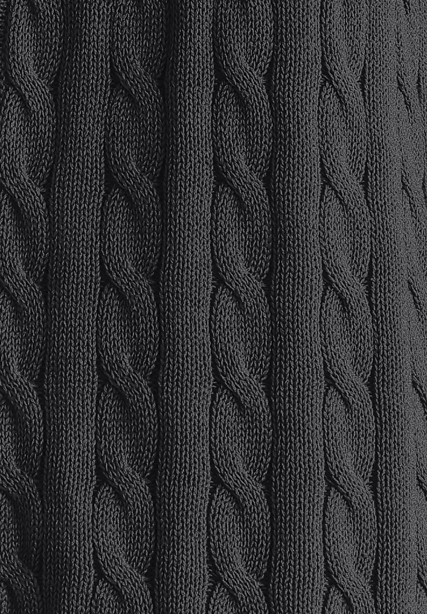Woman Within Plus Cotton Cable Knit Cardigan Sweater