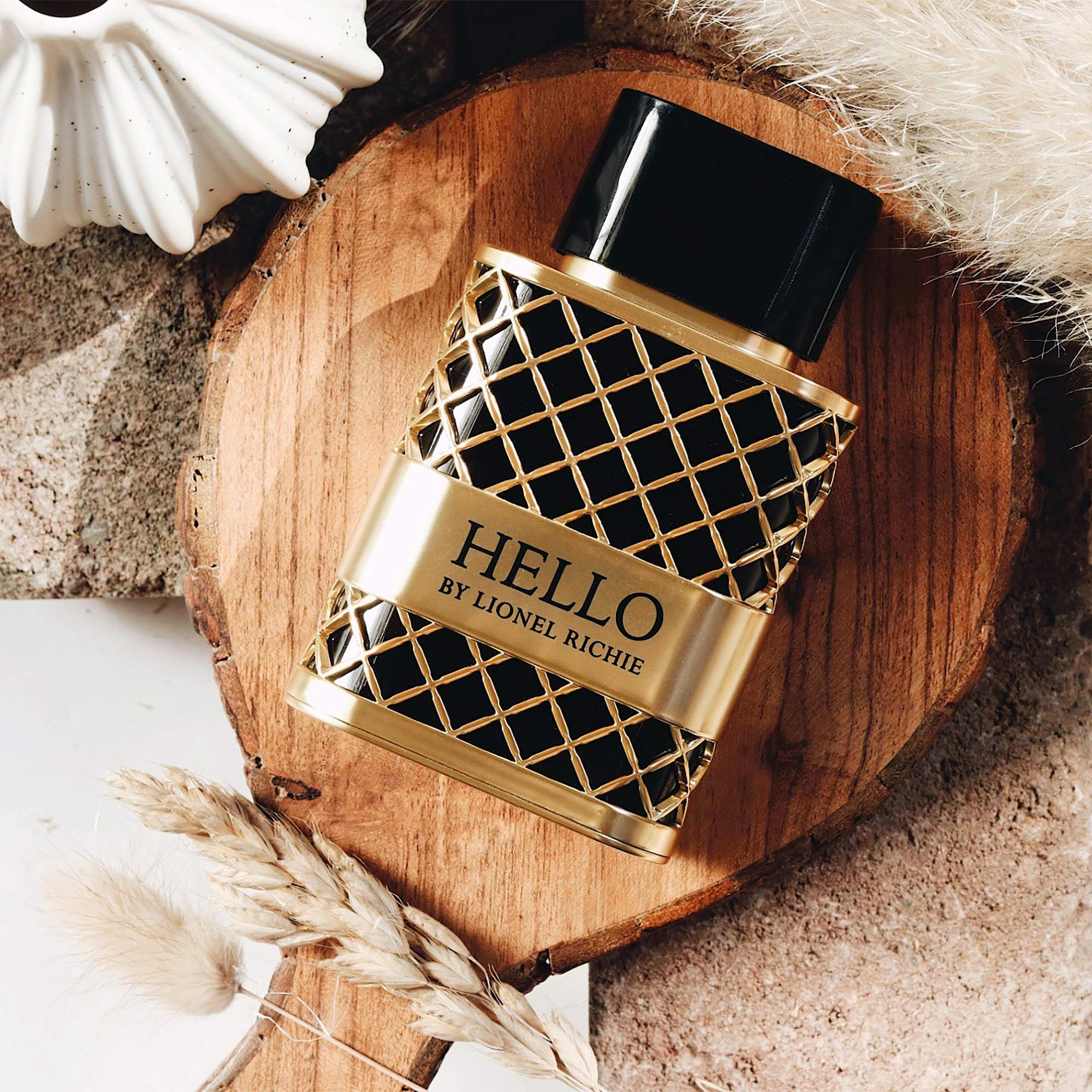Lionel Richie Hello Eau de Toilette for Men - Aromatic Woody 3.4 oz Spray