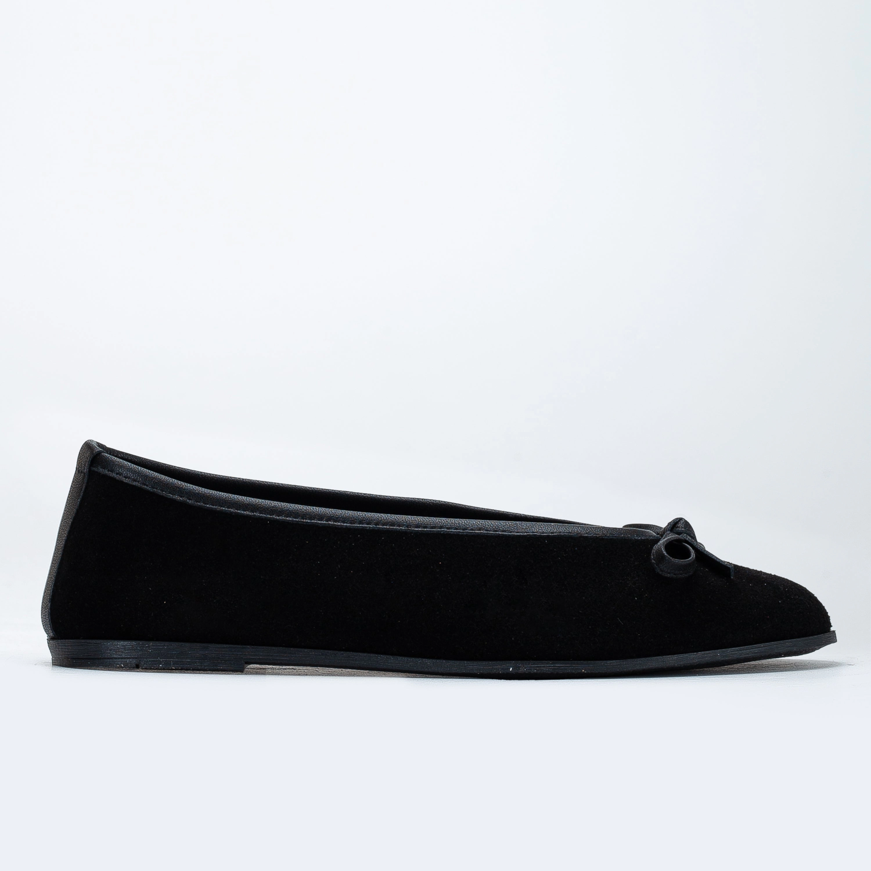 Forever & Always Womens Freya Leather Ballerina Flats