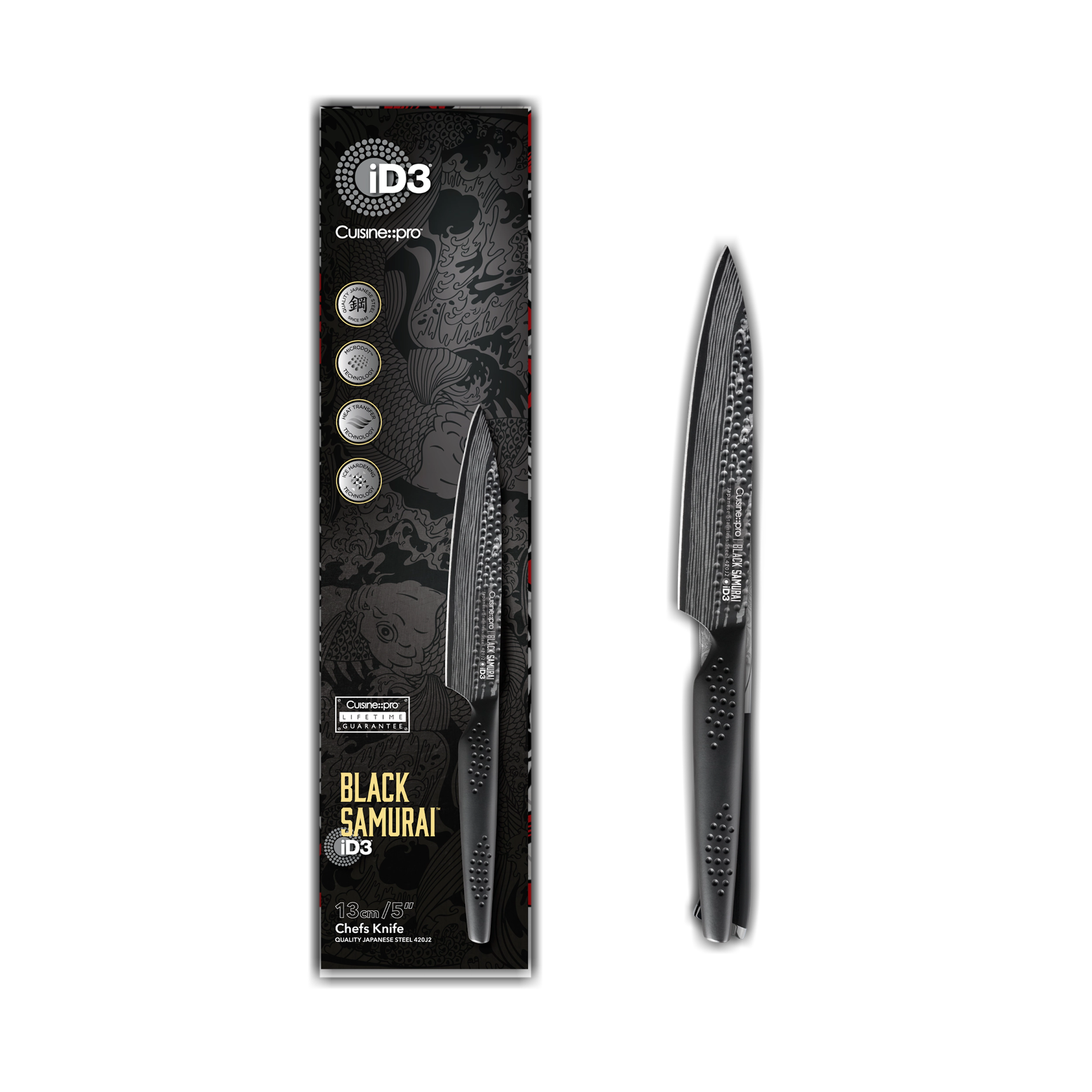 Cuisine::pro® iD3® BLACK SAMURAI Chef's Knife 5"