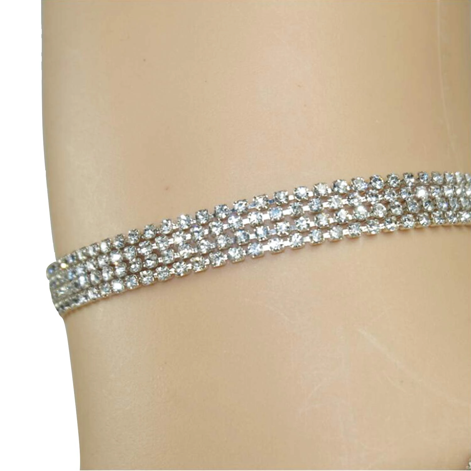 GBruno Sequin Chain Choker Backless Minidress
