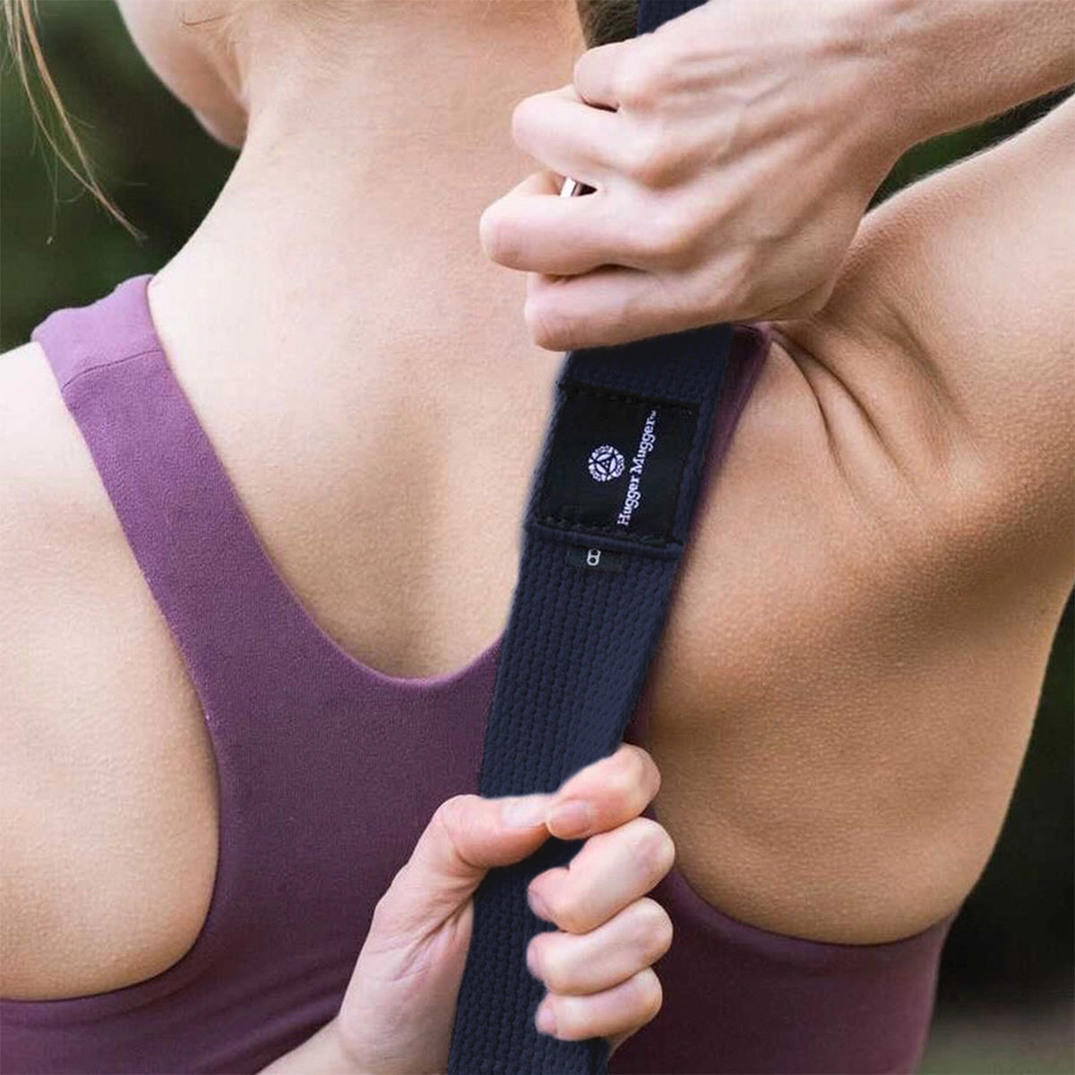 Hugger Mugger 8' Cotton Yoga Strap with D-Ring