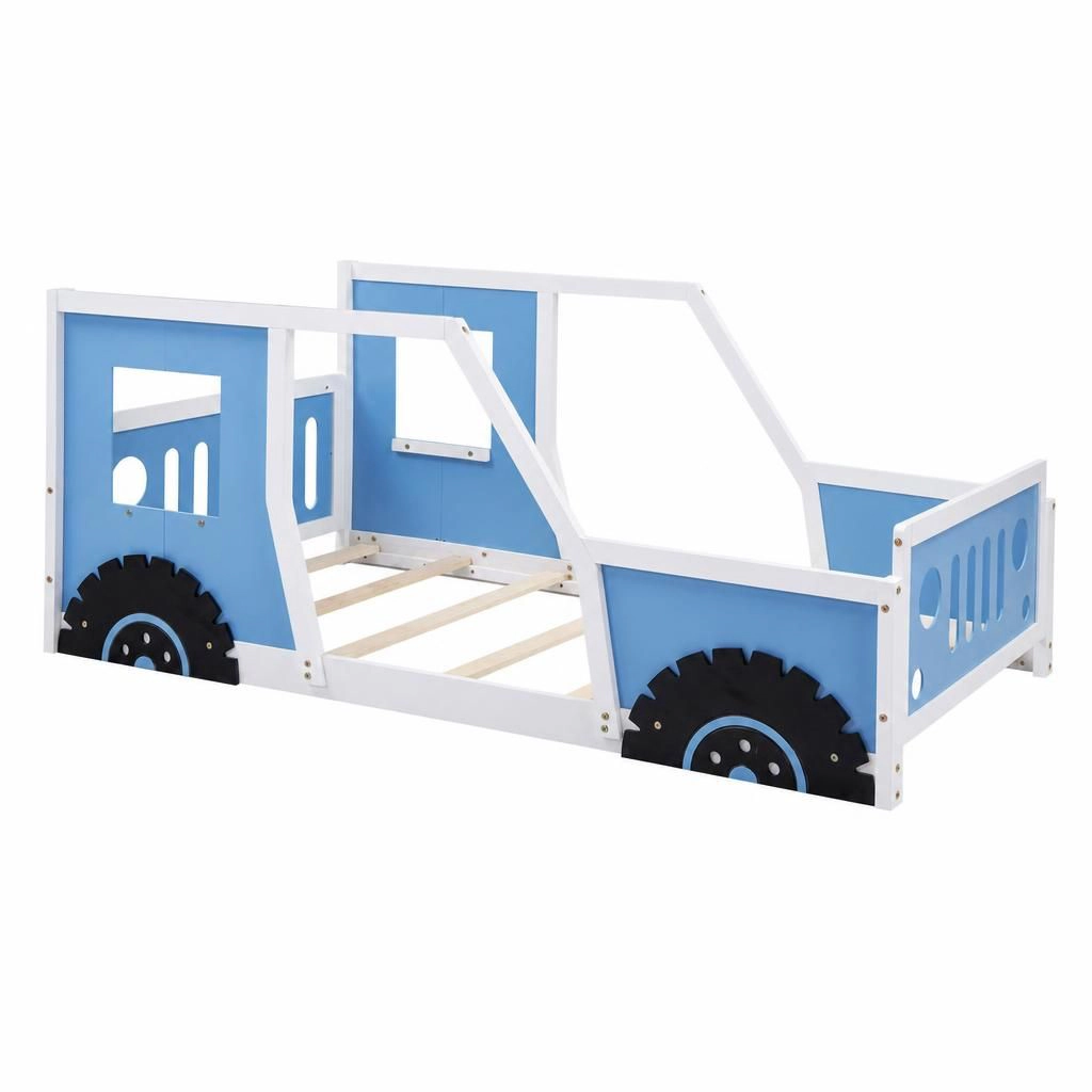 GOODSILO Twin Solid Wood Single Bed Frame