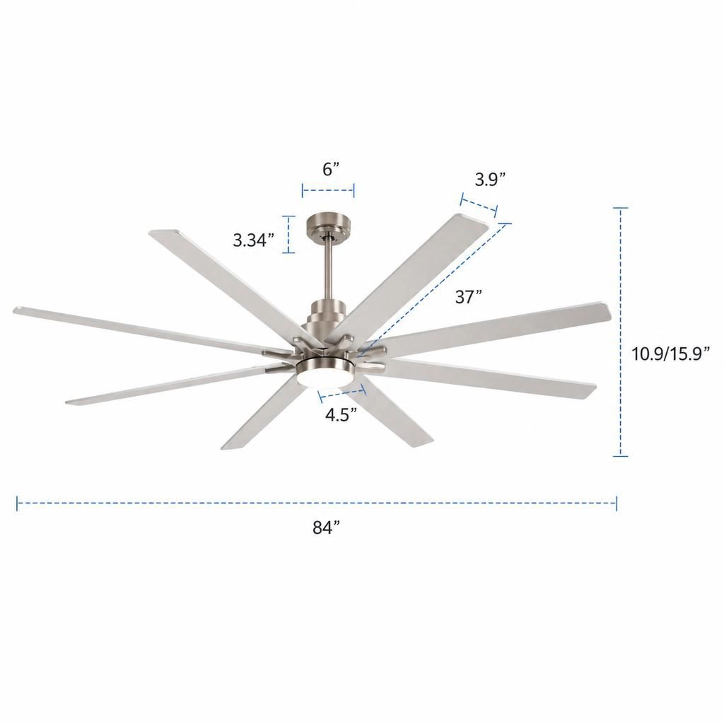 ELEMENT ACE Low Profile Quiet Ceiling Fan