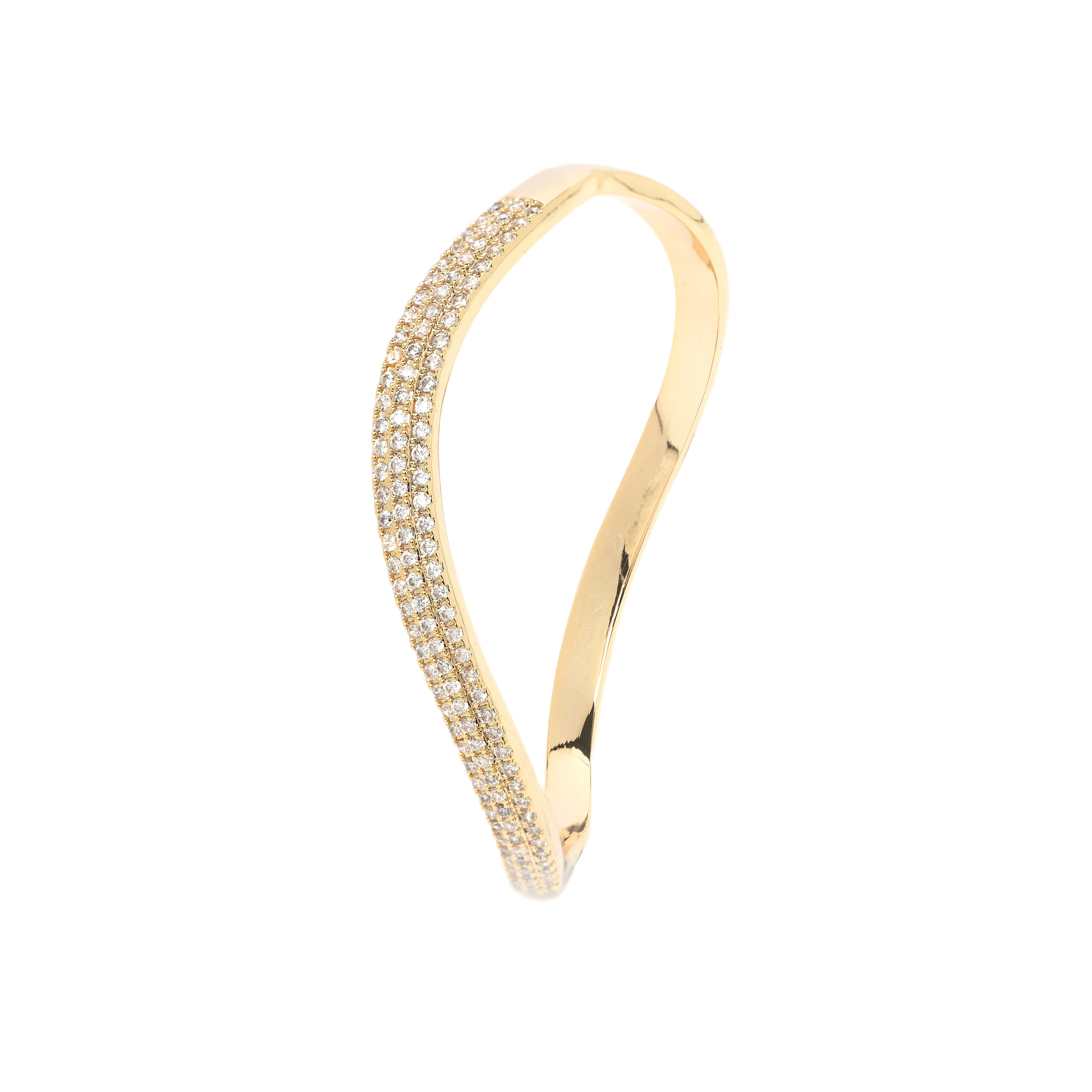 AGP PARIS Womens Glow cuff Bangle Bracelet