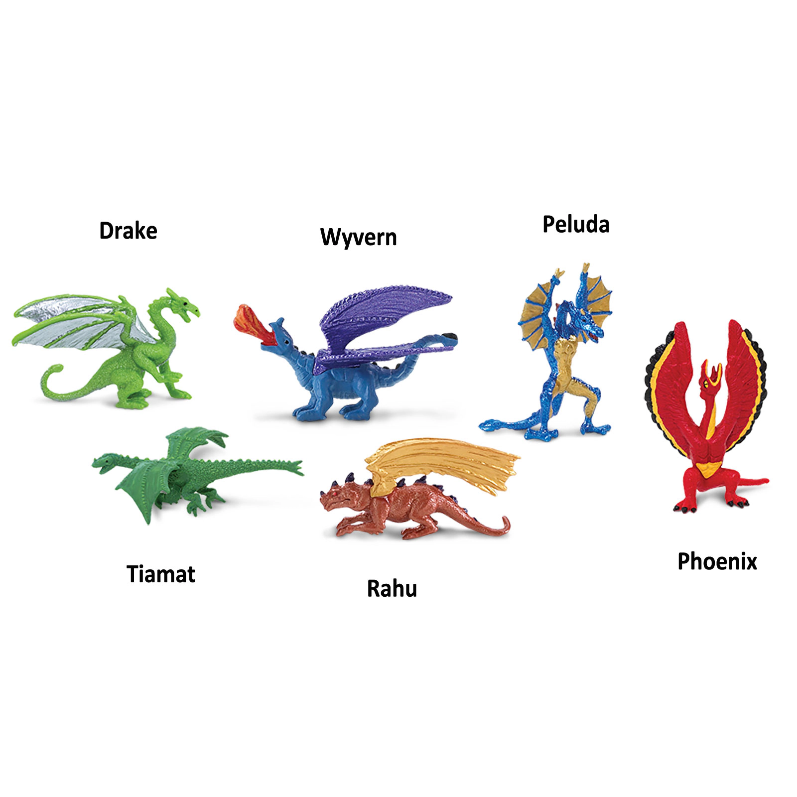 Safari Ltd. - Lair of the Dragons 1 Designer Toob-contains 6 Mini Figurines
