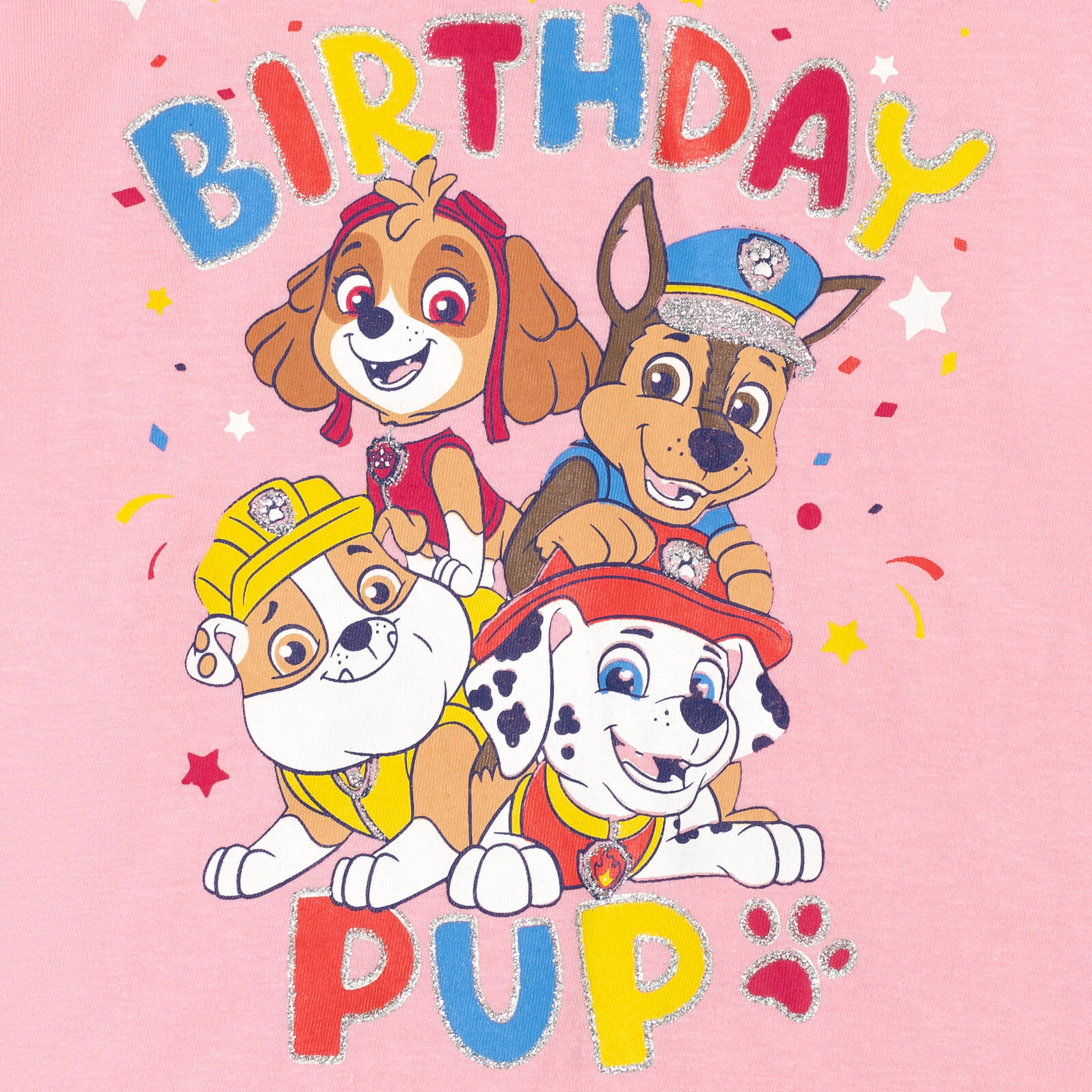 Paw Patrol Girls' Glitter T-Shirt