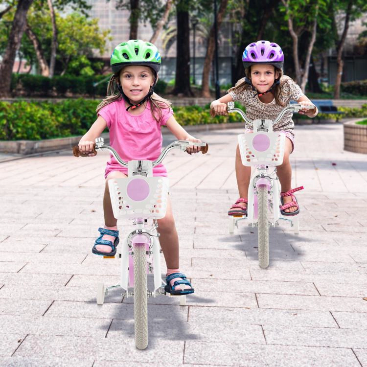 SUGIFT Front Handbrake and Removable Storage Basket Kids Bike