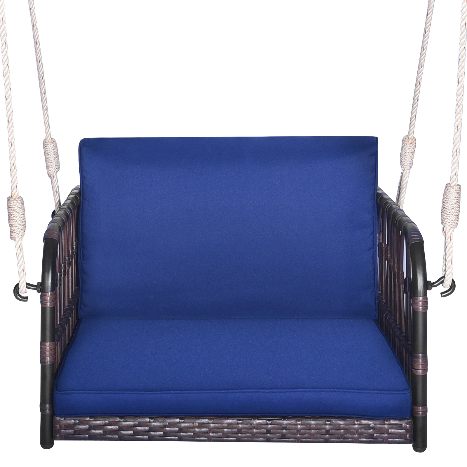 LJG Single Person Hanging Seat with Seat and Back Cushions