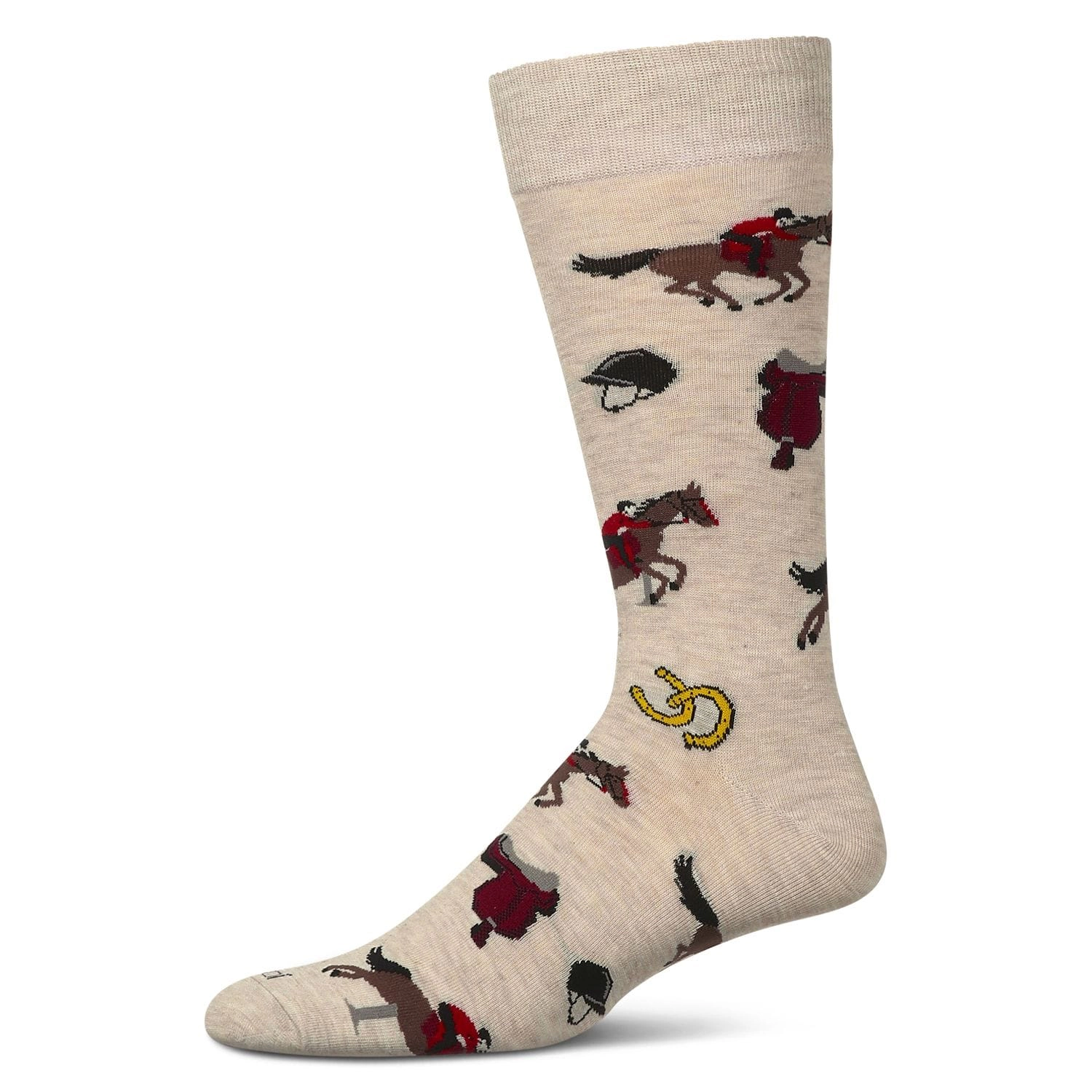MeMoi Men's Equestrian Rayon From Bamboo Crew Socks