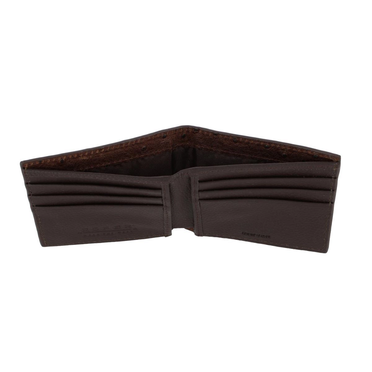 Roper Men's Leather Southwest Cross Print Bifold Wallet
