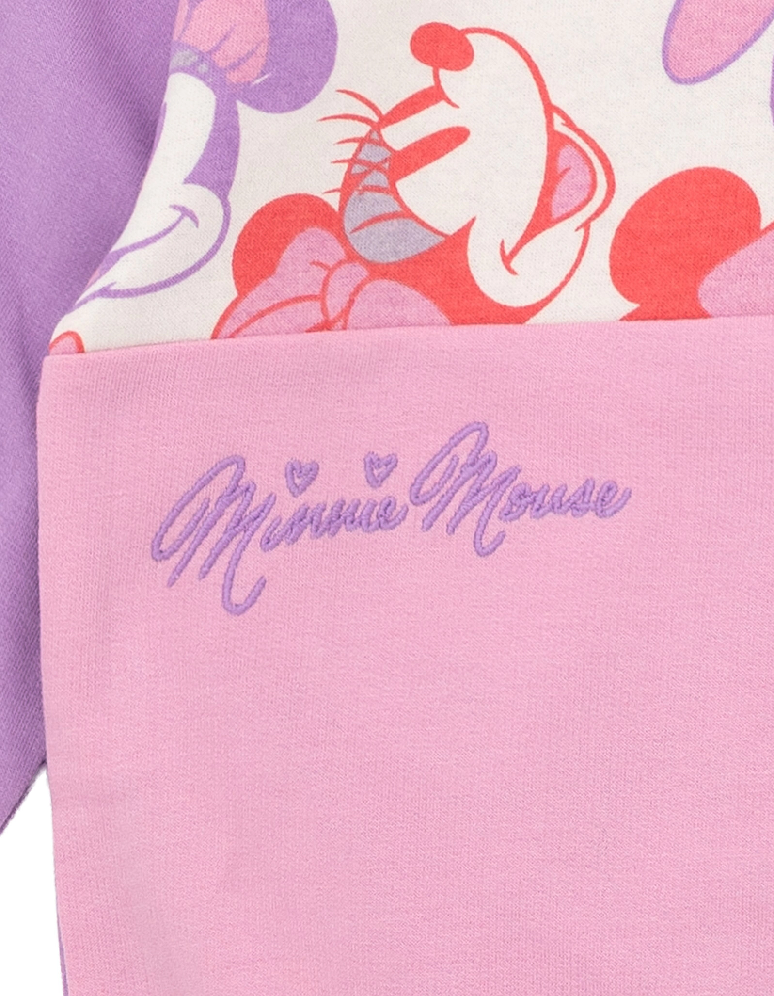 Disney Girls' Fleece Quarter-Zip Hoodie