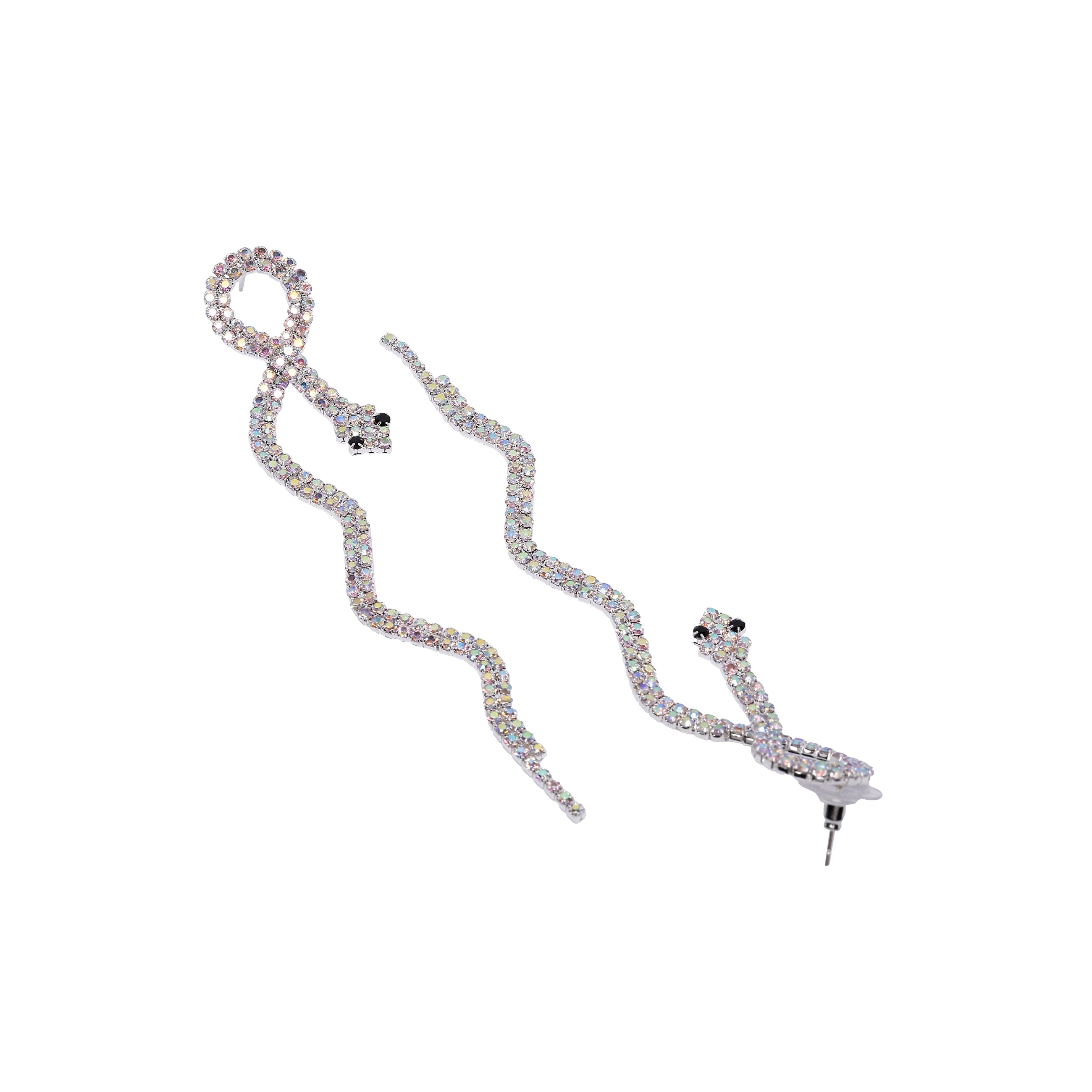 AGP PARIS Womens Serpent Drop Earrings