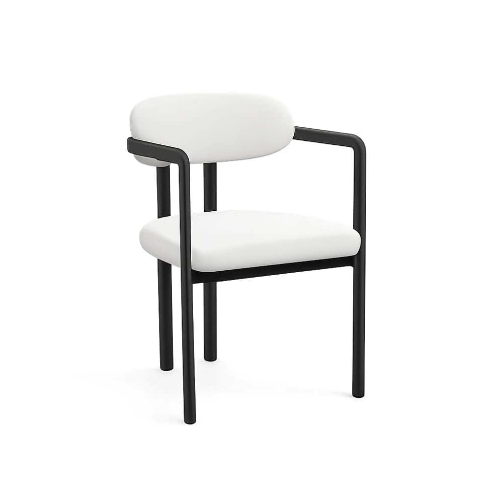 GOODSILO Upholstered Fabric Dining Side Chair